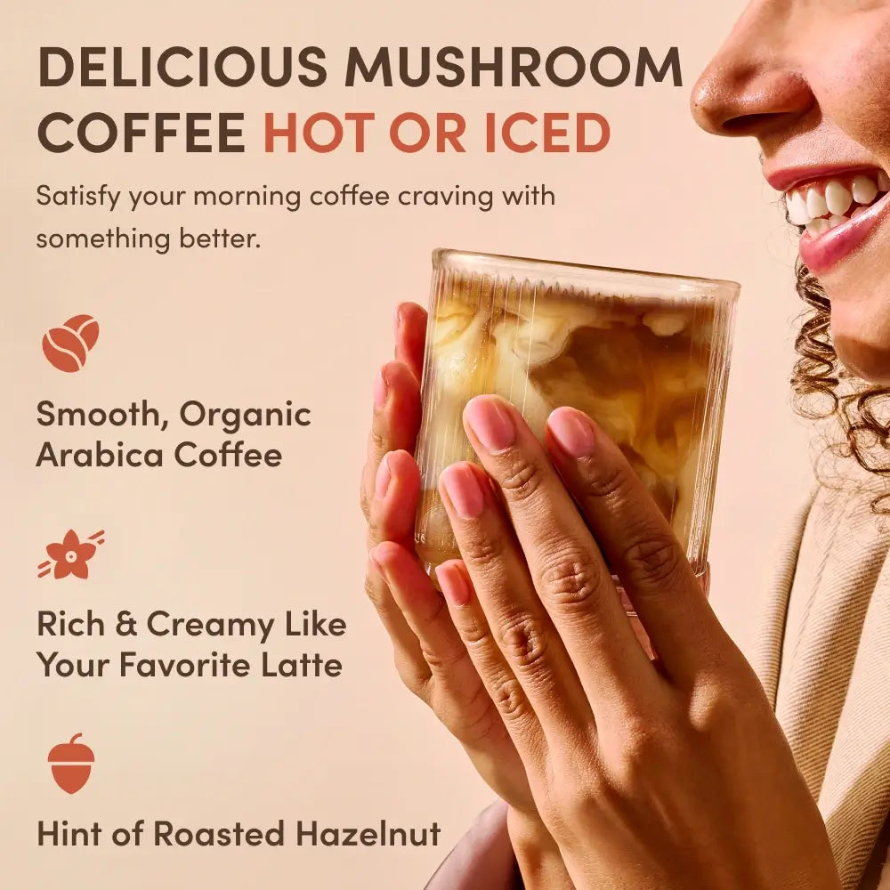 Mushroom Coffee (30 Servings) - Clean Coffee for Daily Energy