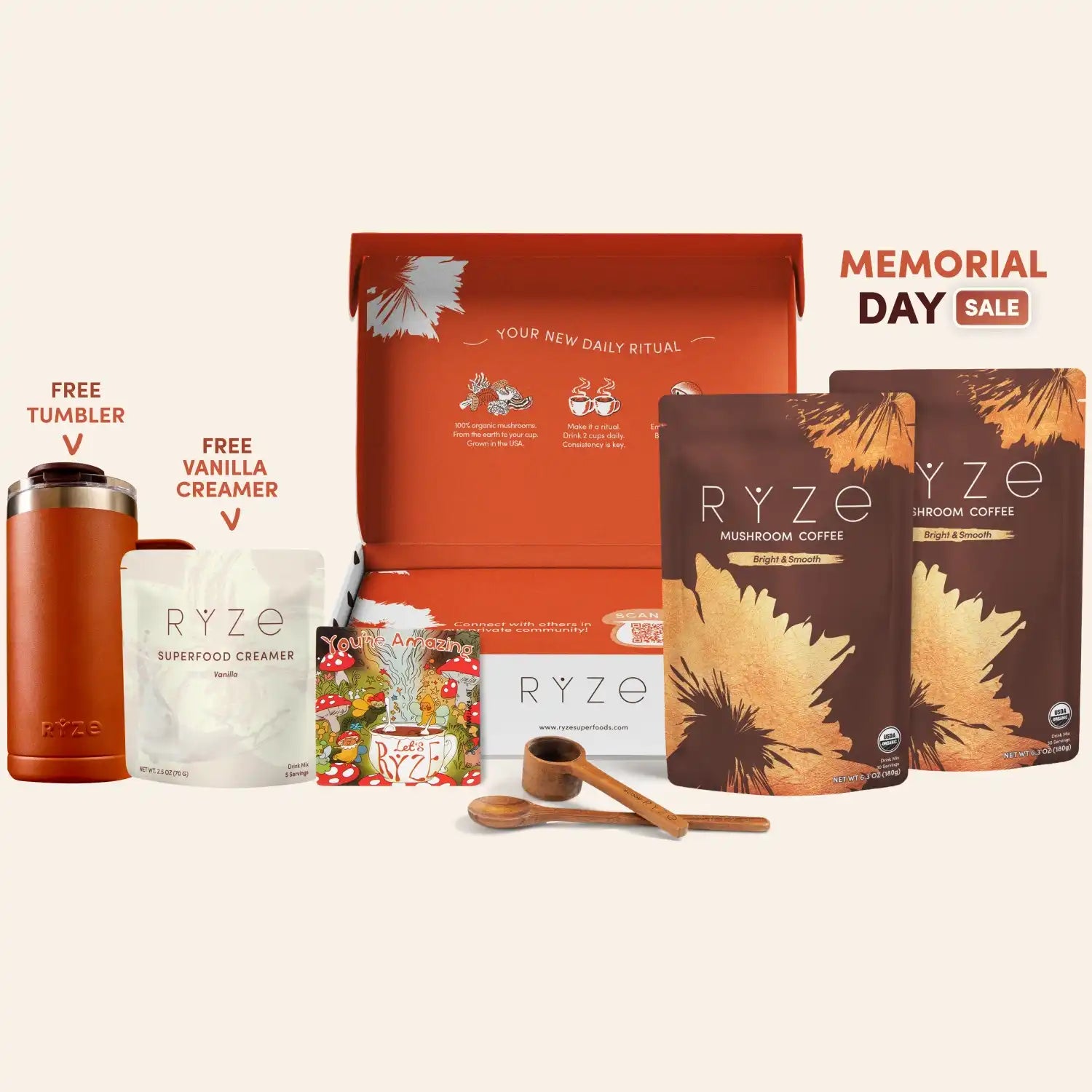 Mushroom Coffee Starter Kit (60 servings) - Functional Coffee Blend