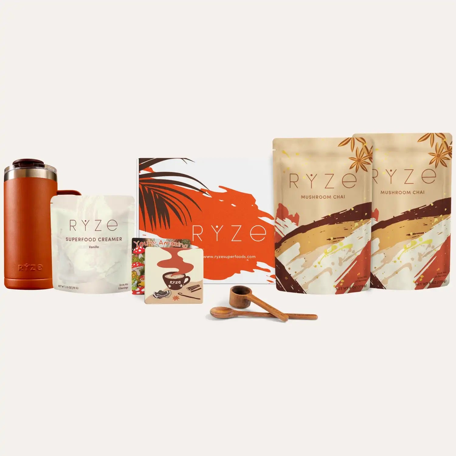 Mushroom Chai Starter Kit (40 Servings) - Better Brew for Daily Routine