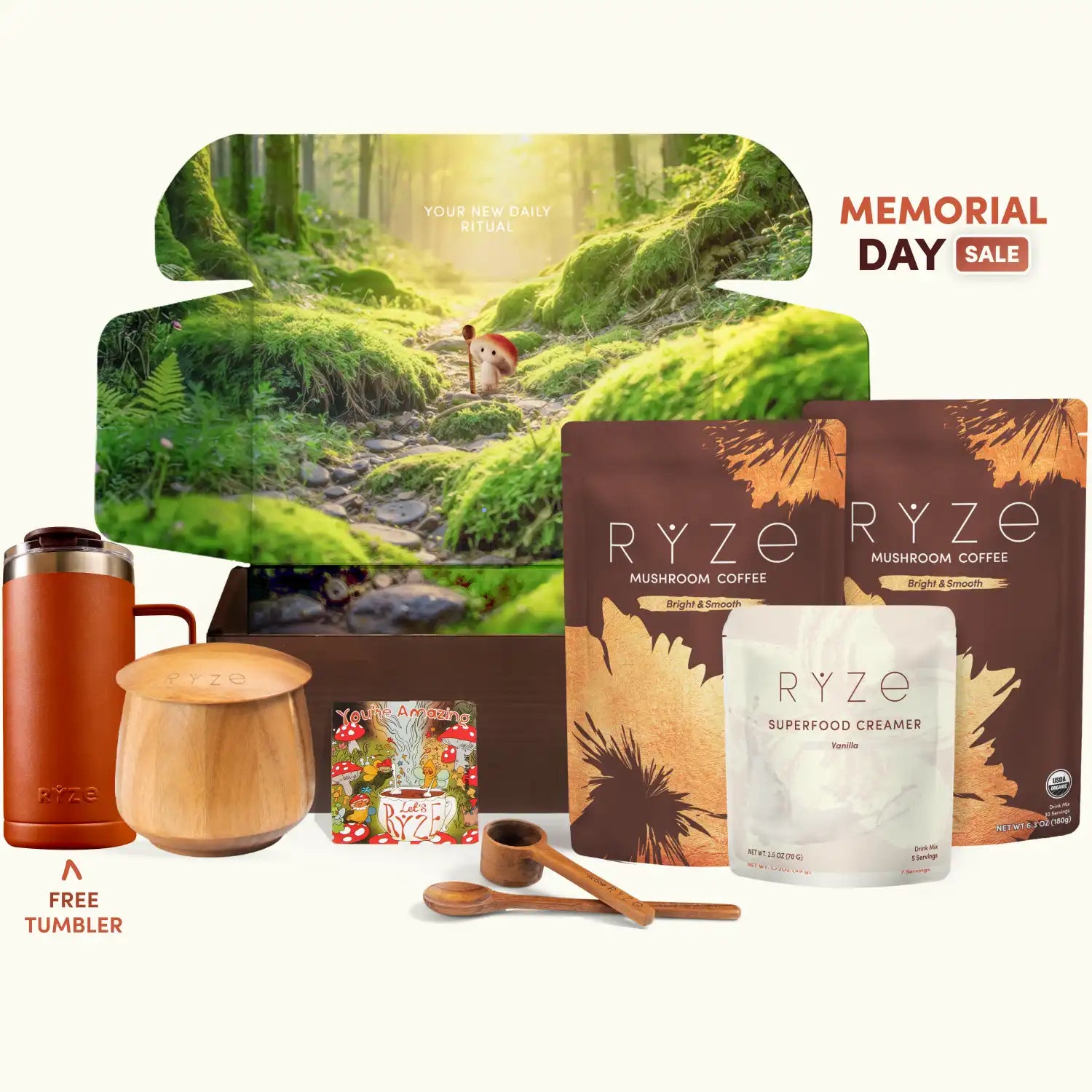 RYZE Ritual Set - Superfood Coffee for Morning Wellness