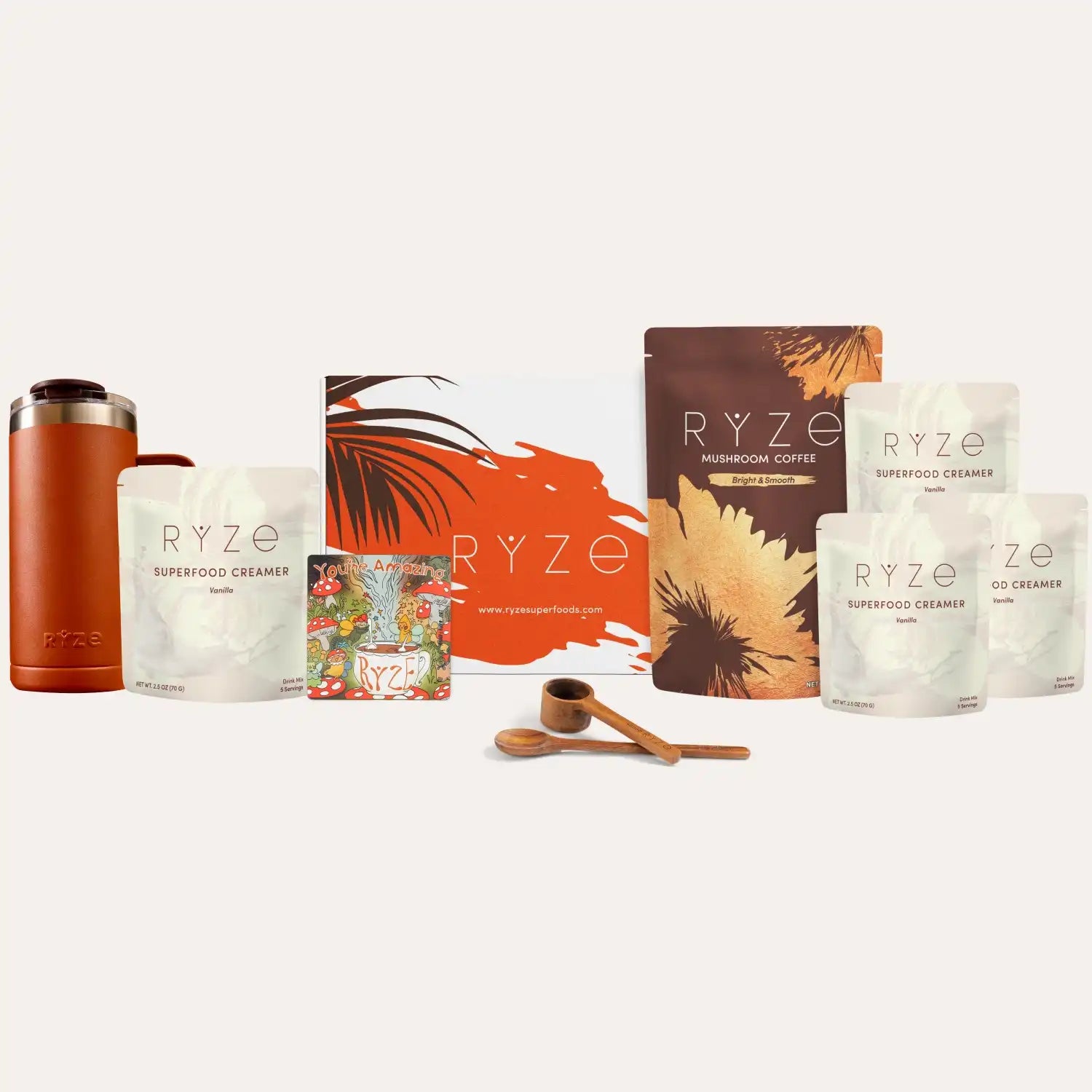 Ultimate RYZE Vanilla Latte Bundle (Vanilla Creamer + Coffee) - Superfood Coffee Blend