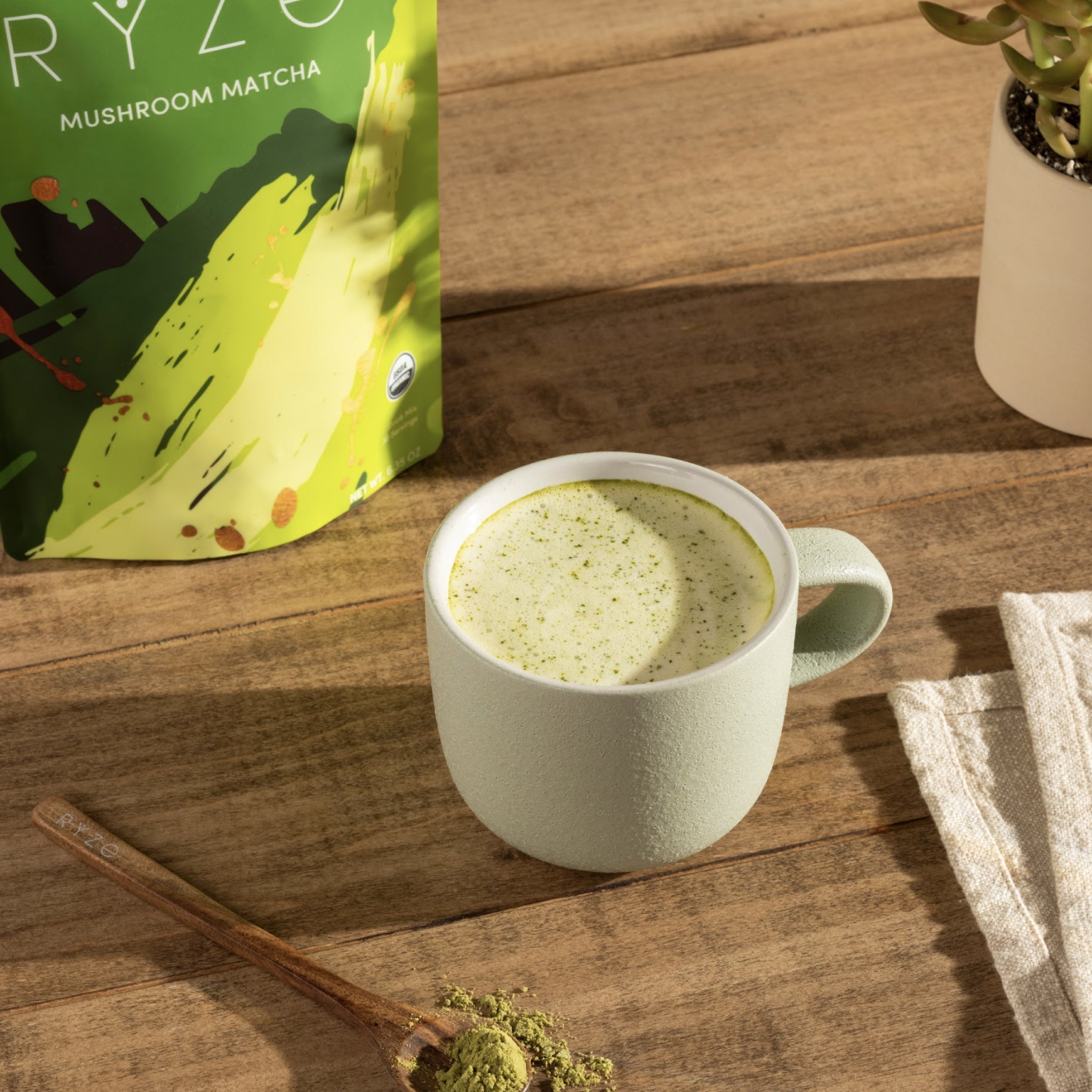 Mushroom Matcha Starter Kit (60 Servings) - Wellness Coffee for Everyday Balance