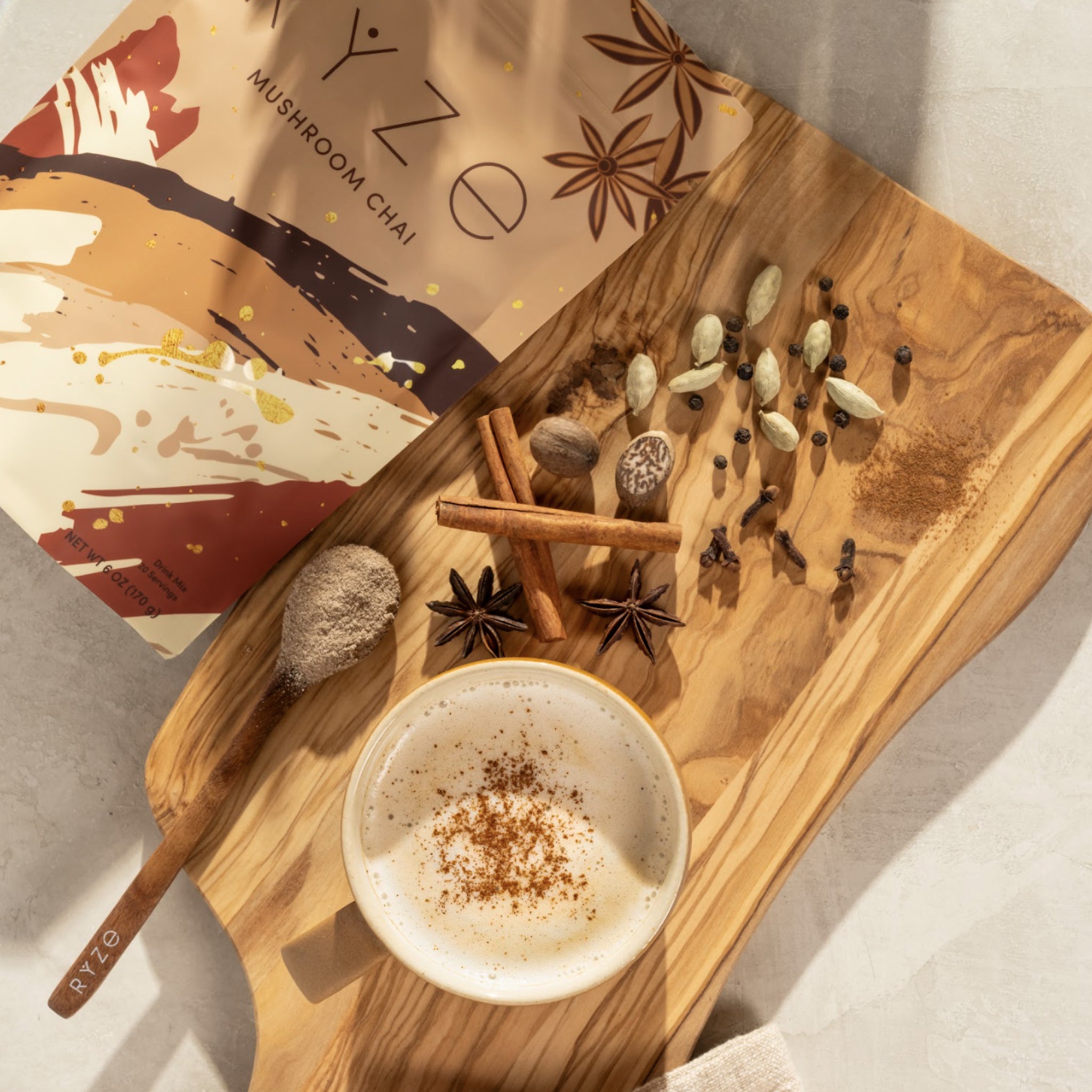 Mushroom Chai (20 Servings) - Functional Coffee for Workday Focus
