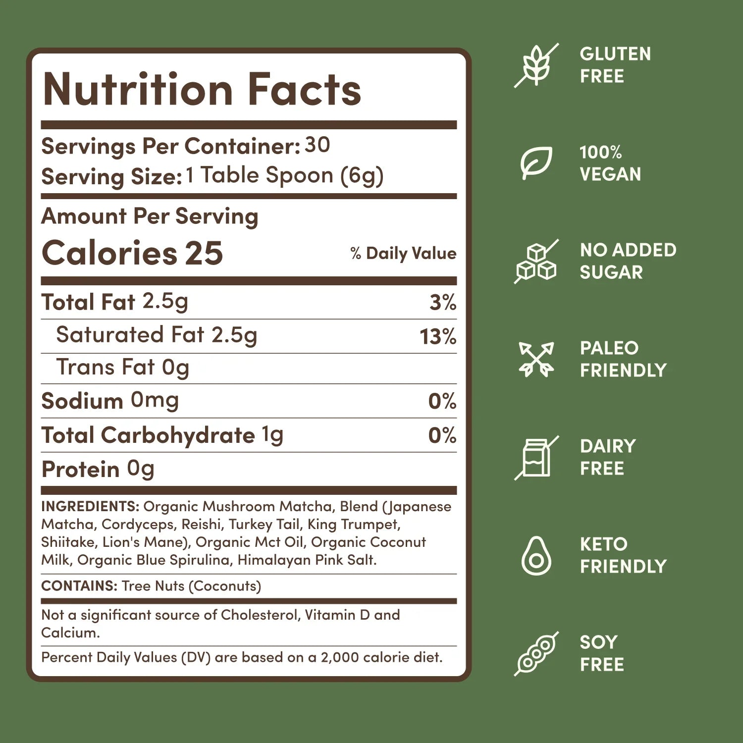 Mushroom Matcha (30 Servings) - Smooth Taste Coffee