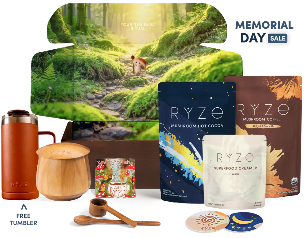RYZE Ritual Set (Cocoa + Coffee) - Adaptogenic Coffee Blend