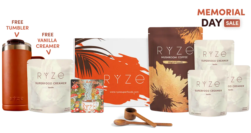 Ultimate RYZE Vanilla Latte Bundle (Vanilla Creamer + Coffee) - Superfood Coffee Blend