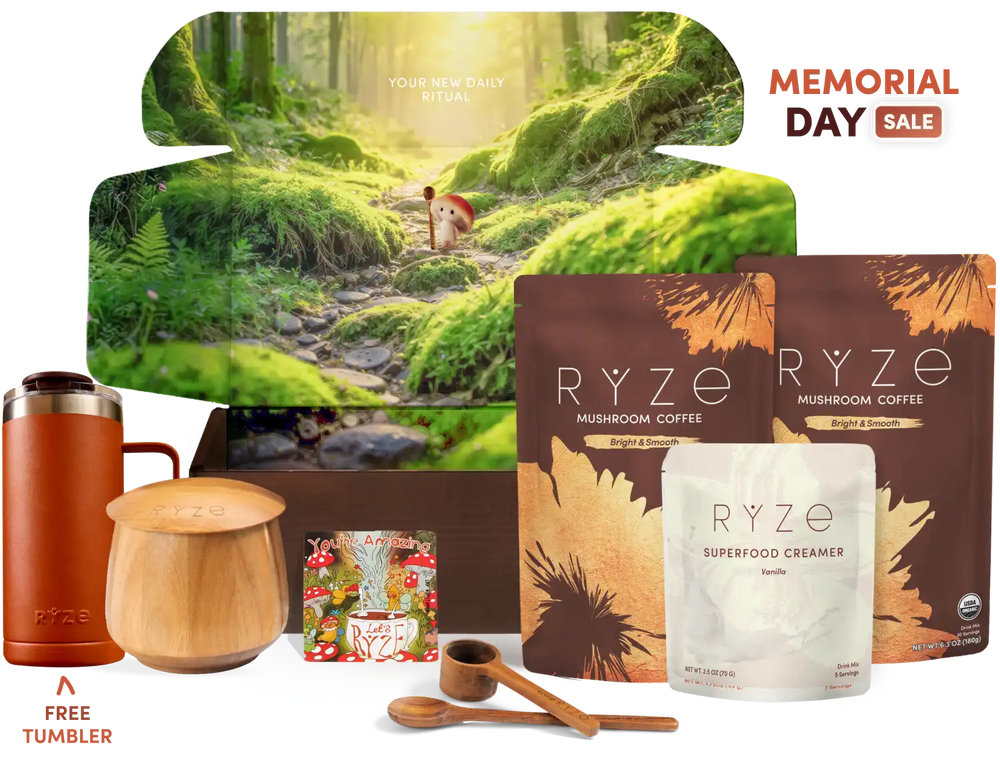 RYZE Ritual Set - Superfood Coffee for Morning Wellness
